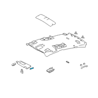 OEM 2019 Toyota Tacoma Bulb Diagram - 90981-AE001