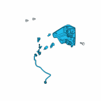 OEM Nissan Titan XD Lamp Re Combination RH Diagram - 26550-EZ23D