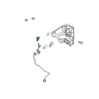 OEM 2016 Nissan Titan XD Bulb Socket Assembly, W/Harness Diagram - 26066-EZ20A