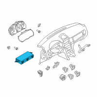 OEM Lincoln MKZ Heater Control Diagram - BH6Z-19980-A