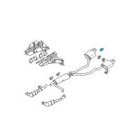 OEM 2006 BMW X5 Tailpipe Trim Diagram - 18-10-7-512-709