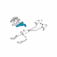 OEM BMW X5 Exhaust Manifold Diagram - 11-62-7-500-484