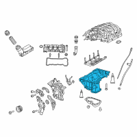 OEM Dodge Durango Pan-Engine Oil Diagram - 68051598AC