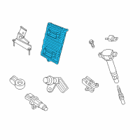 OEM 2019 Dodge Challenger Engine Controller Module Diagram - 68330904AA