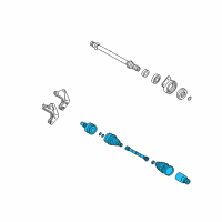 OEM Ford Escape Axle Assembly Diagram - 9L8Z-3A427-D