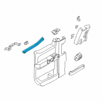 OEM 2017 Ford F-150 Belt Weatherstrip Diagram - FL3Z-1825861-B