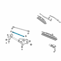 OEM 2013 Acura TL Rod Unit A Diagram - 76540-TK4-A11