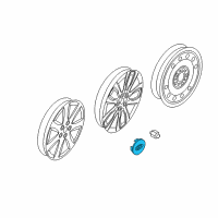 OEM 2014 Kia Optima Wheel Hub Cap Assembly Diagram - 529604C700