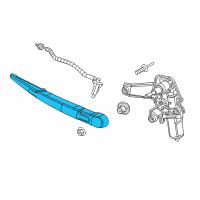 OEM 2017 Jeep Renegade Arm-Rear WIPER Diagram - 68398865AA