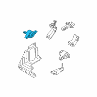 OEM 2008 Chevrolet Aveo5 Front Mount Diagram - 96535431