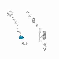 OEM 2004 Kia Amanti Bracket Assembly-Front Diagram - 546303F000