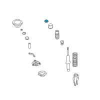 OEM Kia Rubber-Upper Diagram - 553433F000