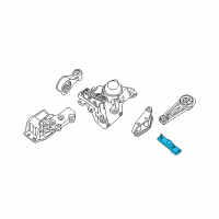 OEM 2012 Nissan Sentra Engine Mounting Stay Diagram - 11238-ET80A