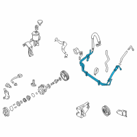 OEM 1999 Nissan Frontier Hose & Tube Assy-Power Steering Diagram - 49720-3S500