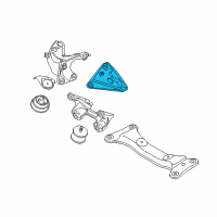 OEM BMW Z4 Engine Mount Bracket Left Diagram - 22-11-6-769-321