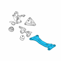 OEM 2006 BMW Z4 Gearbox Support Diagram - 22-32-6-767-985