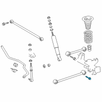 OEM 1998 Toyota 4Runner Lower Control Arm Bolt Diagram - 90119-14069