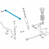 OEM 1996 Toyota 4Runner Lateral Rod Diagram - 48740-35030