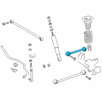 OEM 1996 Toyota 4Runner Upper Control Arm Diagram - 48710-35040