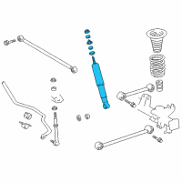 OEM 1999 Toyota 4Runner Shock Diagram - 48531-80693