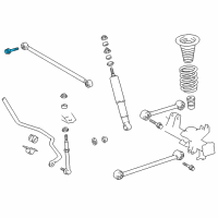 OEM Toyota 4Runner Lateral Arm Bolt Diagram - 90105-12288