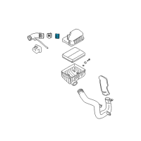 OEM 2004 Hyundai Santa Fe Hose-Air Intake Diagram - 28138-26050