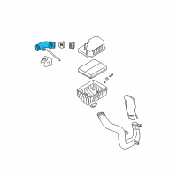 OEM 2004 Hyundai Santa Fe Hose-Air Intake Diagram - 28139-26200