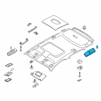 OEM 2020 Ford EcoSport Reading Lamp Assembly Diagram - ET7Z-13776-A