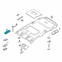 OEM 2021 Ford EcoSport Dome Lamp Assembly Diagram - 8A6Z-13776-AJ