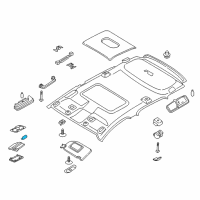 OEM Mercury Cougar Repeater Bulb Diagram - E5RY-13466-B