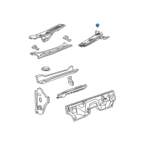 OEM Ford F-250 Vent Panel Plug Diagram - F65Z-15020C34-AA