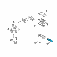 OEM 2022 Lincoln Nautilus Torsion Damper Support Bracket Diagram - GD9Z-6E042-A