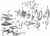 OEM 2020 Chevrolet Corvette Seat Switch Diagram - 84559421