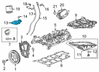 OEM 2021 Cadillac XT5 Level Indicator Diagram - 55511954