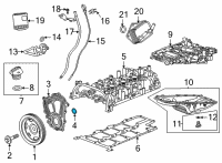 OEM 2021 Cadillac XT5 Front Seal Diagram - 12693989