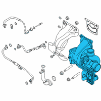 OEM Lincoln Turbocharger Diagram - KX7Z-6K682-A