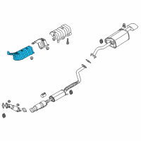 OEM Kia Forte5 Protector-Heat Front Diagram - 28791A7000