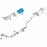 OEM Kia Forte Protector-Heat Rear Diagram - 28795A7000