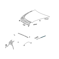 OEM Oldsmobile Assist Rod Diagram - 25684663