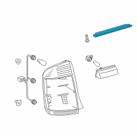 OEM 2005 Toyota Prius High Mount Lamp Diagram - 81570-47041