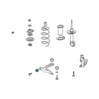 OEM 2009 Honda Ridgeline Bush, Front Arm (Lower) Diagram - 51392-SJC-A01