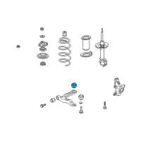 OEM 2009 Honda Ridgeline Bush, Front Compliance Diagram - 51393-SJC-A01