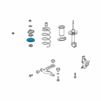 OEM 2013 Honda Ridgeline Seat, FR. Spring (Upper) Diagram - 51688-SJC-A03