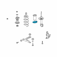 OEM 2006 Honda Ridgeline Rubber, Right Front Spring (Lower) Diagram - 51403-SJC-A03