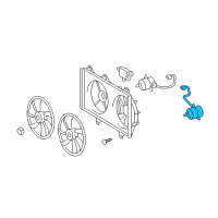 OEM Lexus Motor, Cooling Fan Diagram - 16363-0A150