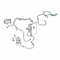 OEM Dodge Avenger Hose-Heater Return Diagram - 5058097AD