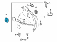 OEM 2022 Lexus NX450h+ SWITCH ASSY, FOLD SE Diagram - 84190-78030