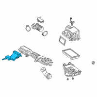 OEM 2020 Lexus UX250h Inlet Air Cleaner Diagram - 17753-24010