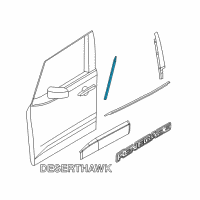 OEM 2018 Jeep Renegade Bezel-Closeout Diagram - 68256272AA