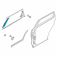 OEM 2020 Kia Telluride GARNISH Assembly-Rr Dr F Diagram - 83260S9000